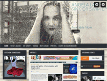 Tablet Screenshot of angelalaino.com